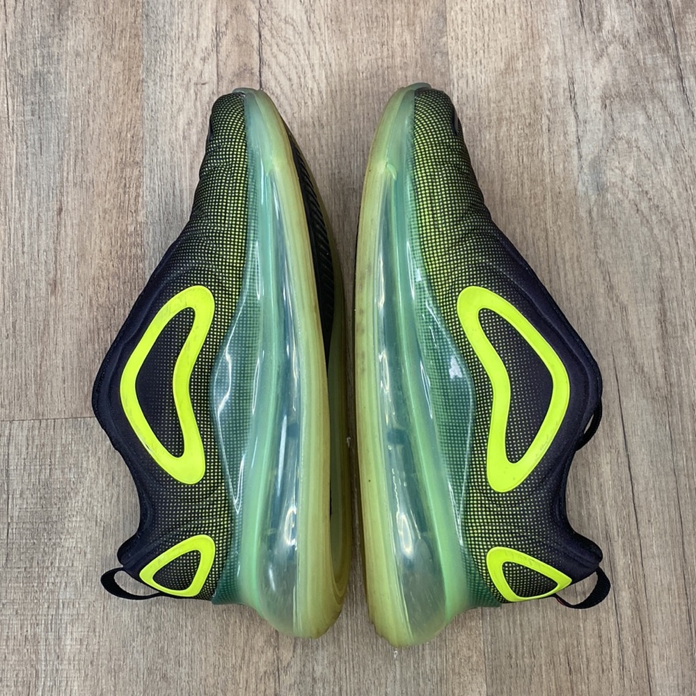 Nike Air Max 720 Running Shoes black with neon size 7 - Picture 6 of 8